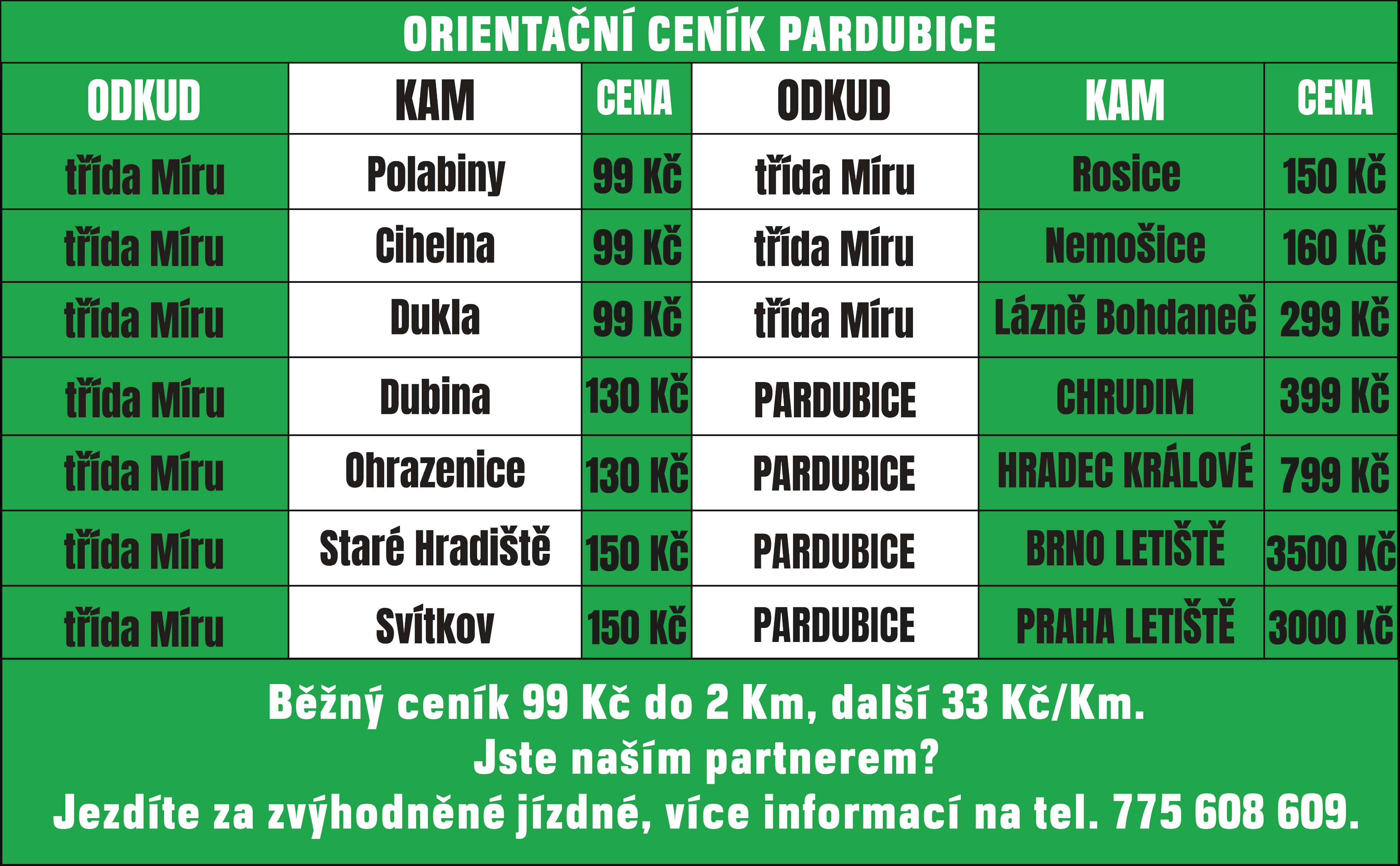 Taxi Pardubice, DP Taxi, Taxi 88, Taxi Pospíšil, Levné taxi